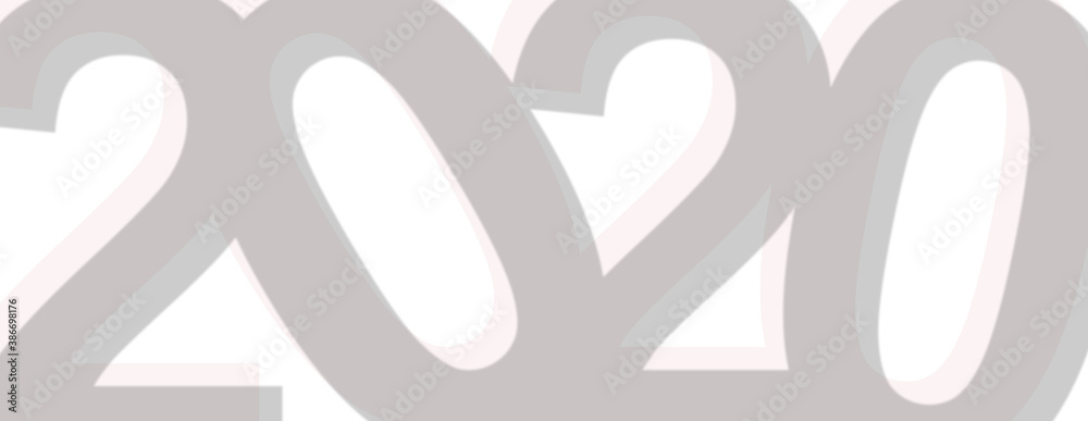 Fashion illustration. Banner with text with fine design of an era. 2020, tragic year. Avant-garde solemn design with a sober and elegant design. Regarding the unfortunately historical date. Fashion illustration. Banner with text with fine design of an era. 2020, tragic year. Avant-garde solemn design with a sober and elegant design. Regarding the unfortunately historical date.
