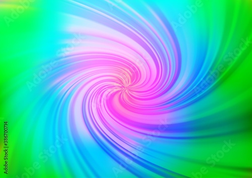 Light Multicolor  Rainbow vector blur pattern.