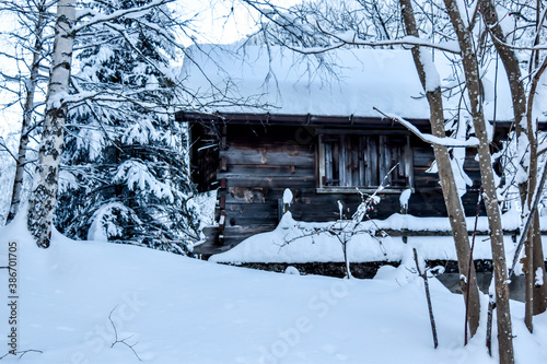 Christmas Cabin the French Alps