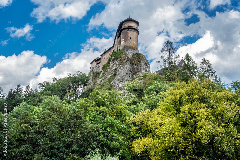 Orava castle ruins, Slovakia, travel destination