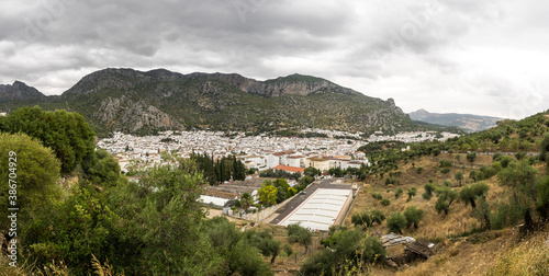 Ubrique, Cadiz. Spain. White villages of Andalusia in the park of Alcornocales photo