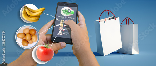 Grocery shopping home delivery