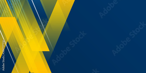 Modern bright blue orange yellow banner background graphic with sharp brush stroke background design with slate gray, royal blue and light coral color. Vector illustration