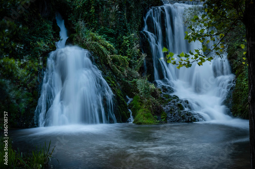 Trillo waterfall, La Alcarria, Guadalajara, Spain
