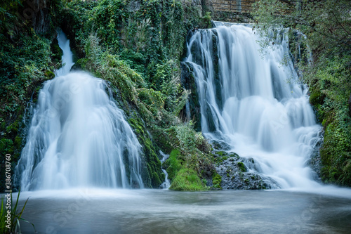 Trillo waterfall  La Alcarria  Guadalajara  Spain