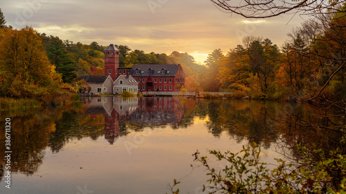 Autumn in Yarmouth Maine, USA photo