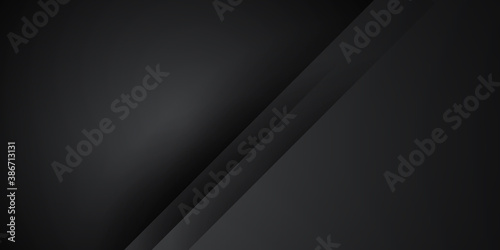 Abstract black background, dynamic black landing page 