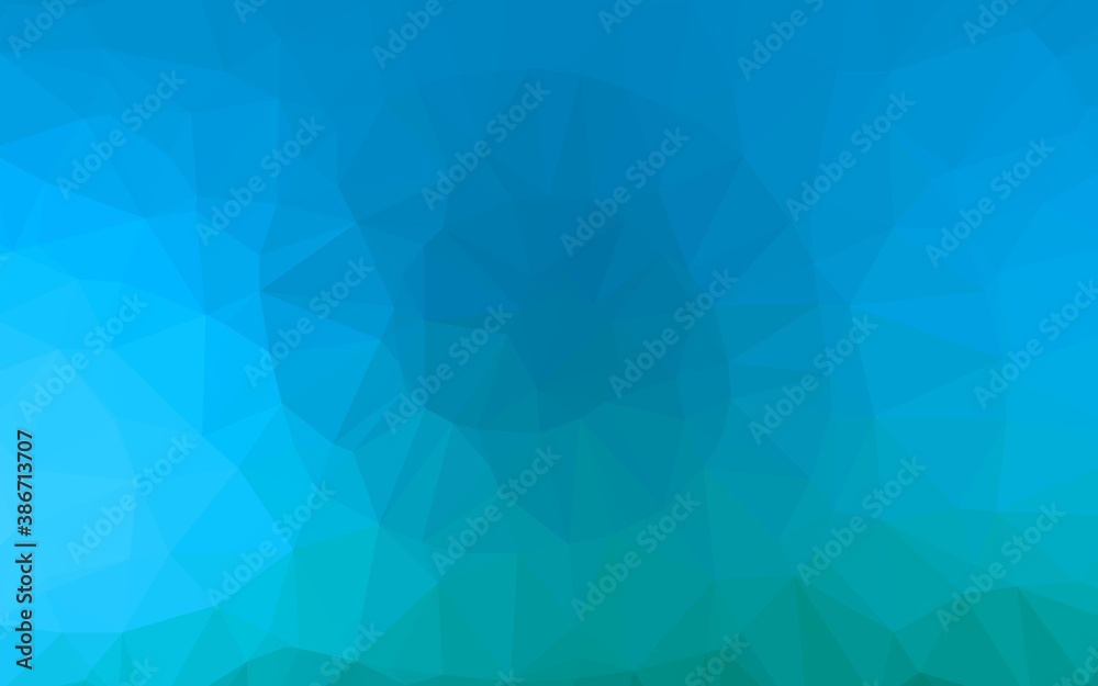 Light BLUE vector abstract mosaic background. Light BLUE vector abstract mosaic background.