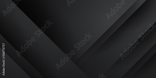 Black abstract background with dark concept. Vector Illustration. 