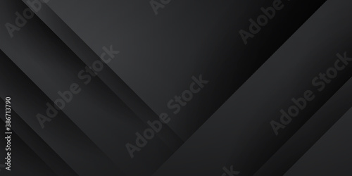 Black abstract background with dark concept. Vector Illustration. 