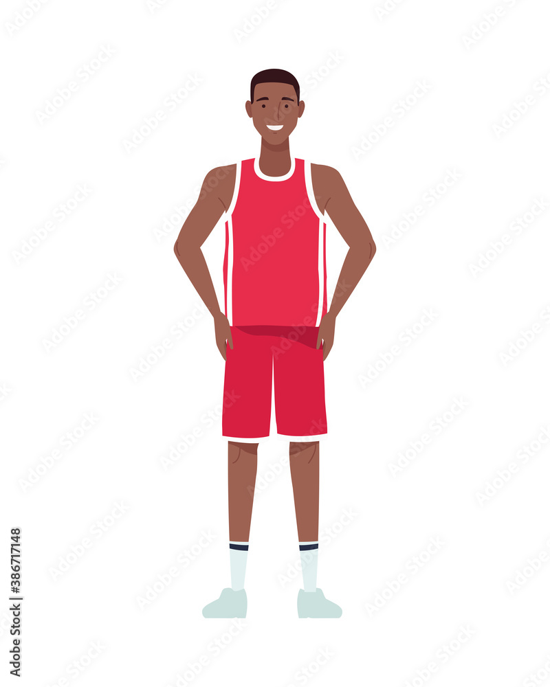 afro man basketball player perfectly imperfect character afro man basketball player perfectly imperfect character
