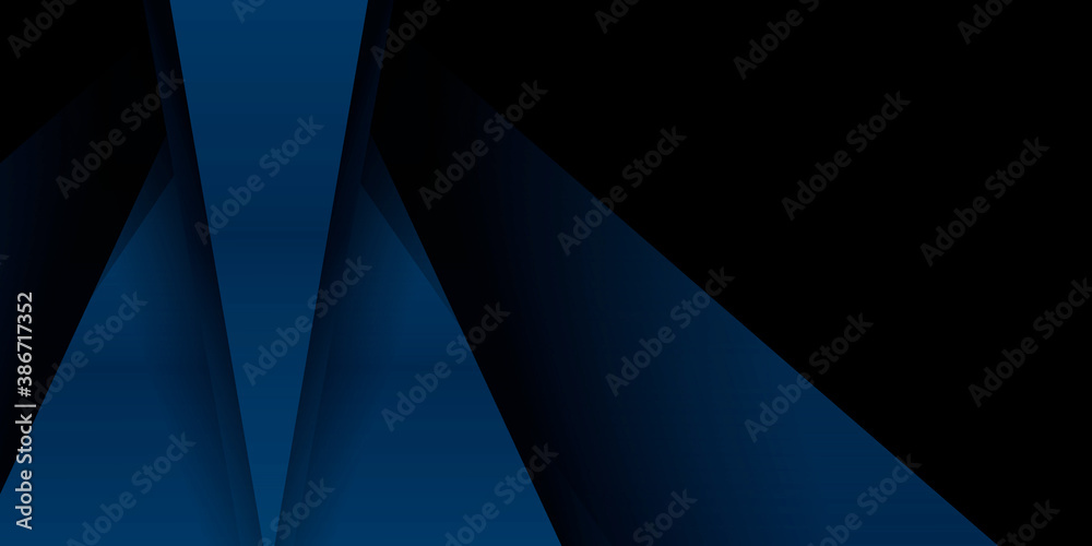 Abstract background dark blue with 3d triangle overlap decoration. Modern corporate and business background vector design Abstract background dark blue with 3d triangle overlap decoration. Modern corporate and business background vector design