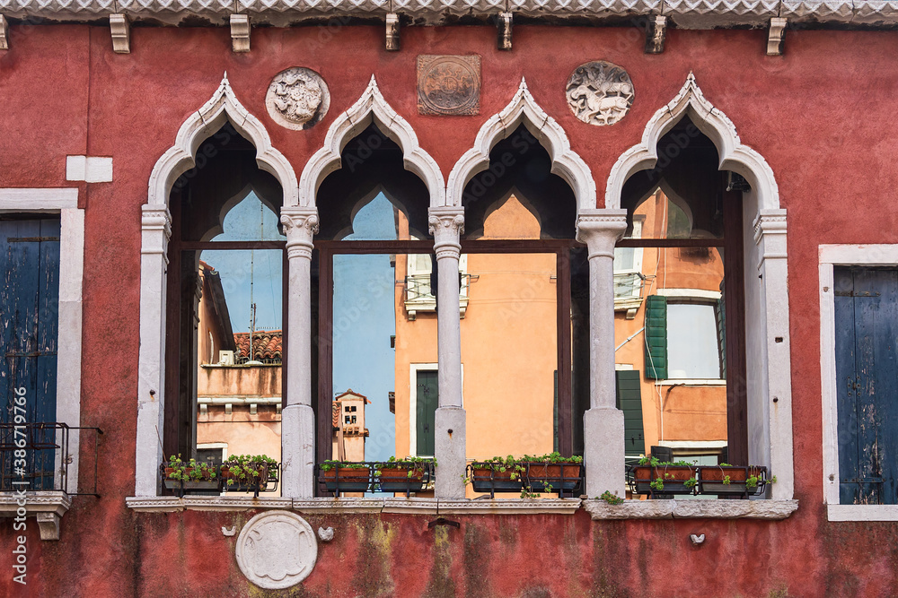 Historische Gebäude in der Altstadt von Venedig in Italien Stock Photo ...