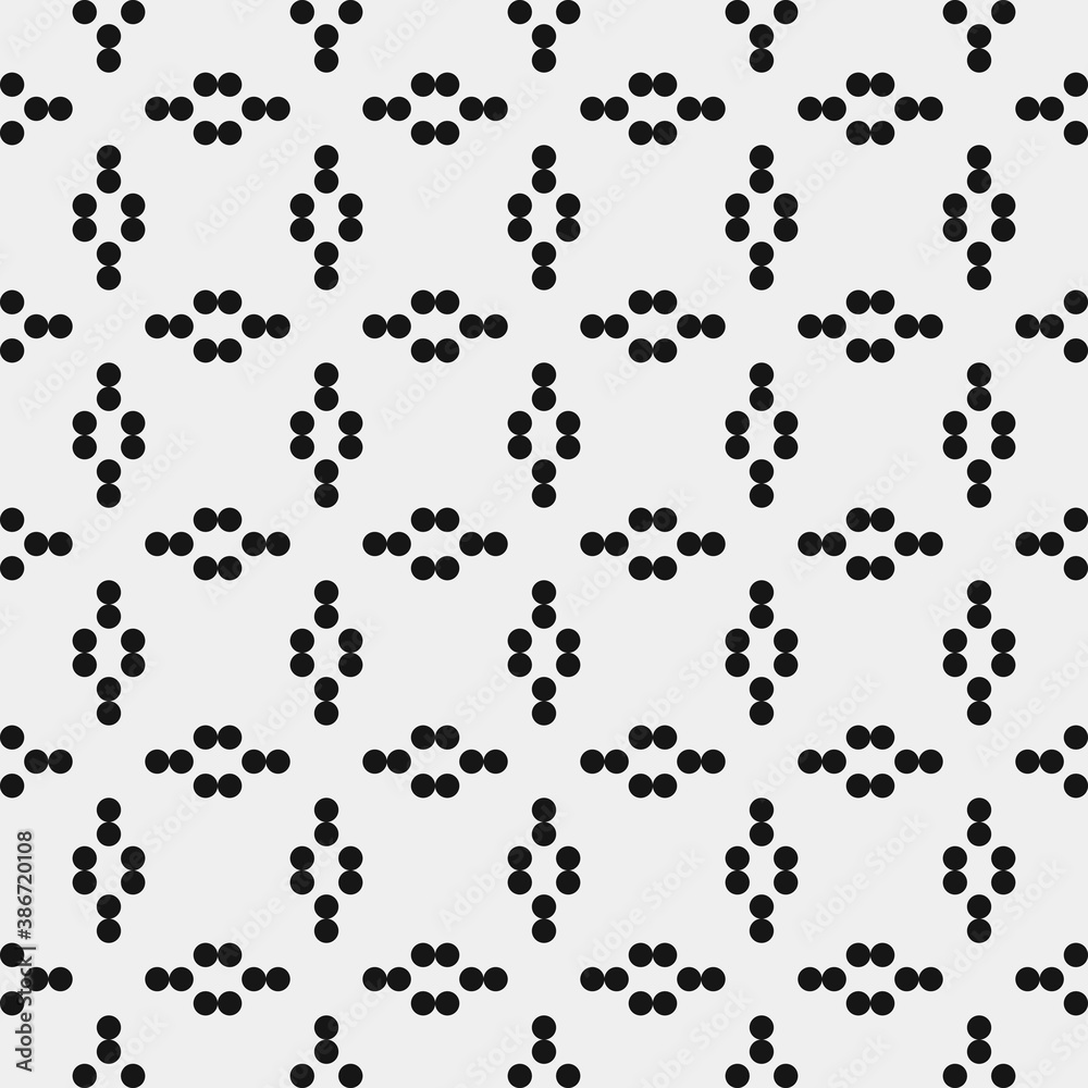 Abstract Cross Pattern Dots Logo generative computational art illustration