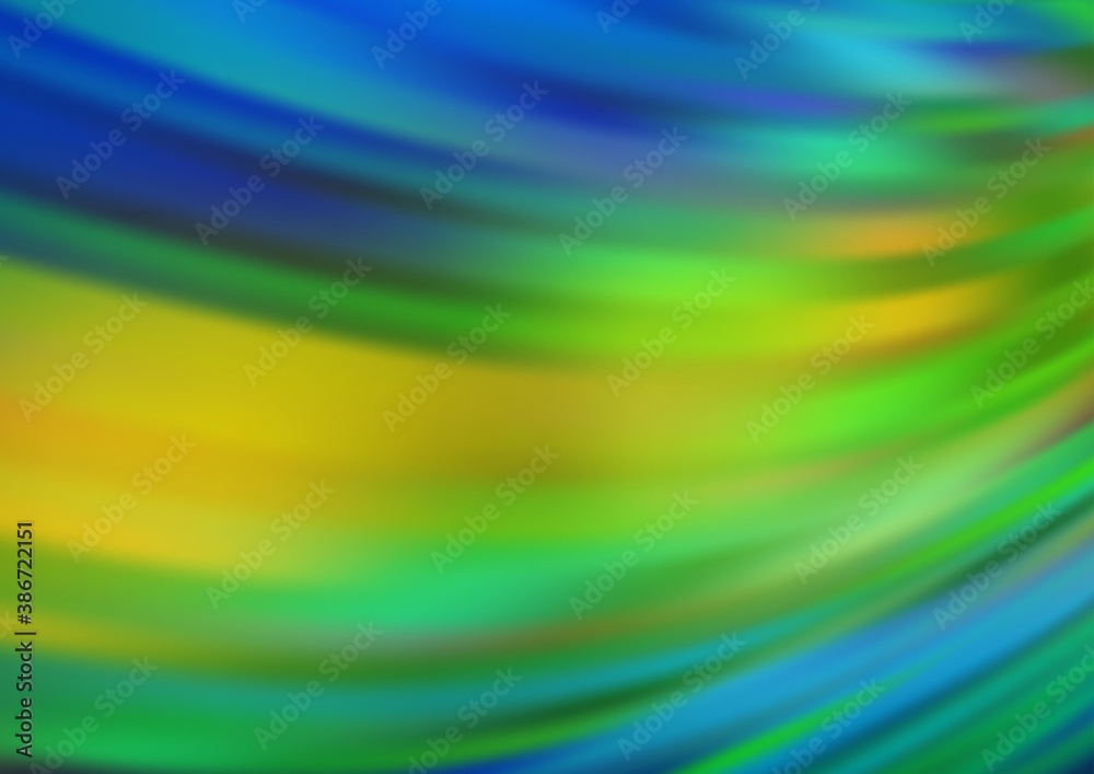 Obraz premium Dark Blue, Yellow vector abstract template.