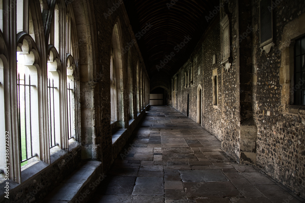 Cathedral corridor.