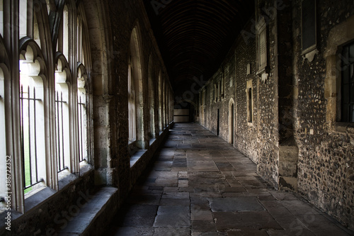 Cathedral corridor.