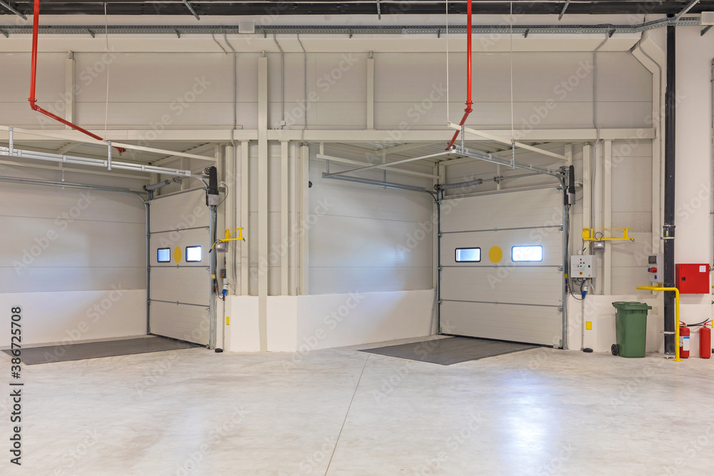 Loading Dock Interior Distribution Warehouse