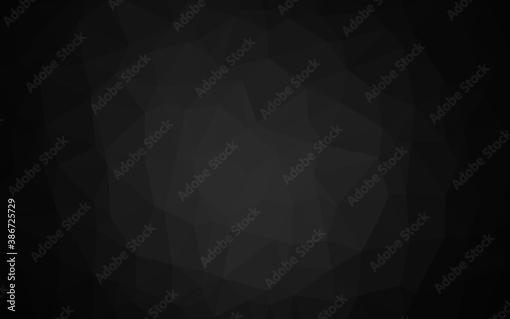 Dark Silver, Gray vector triangle mosaic template. Dark Silver, Gray vector triangle mosaic template.