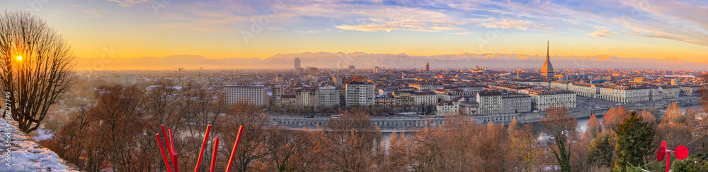 Sunset Over Torino