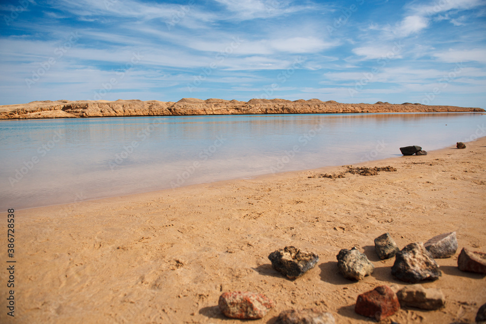 An image of the desert against the blue sky. An image of the desert against the blue sky.