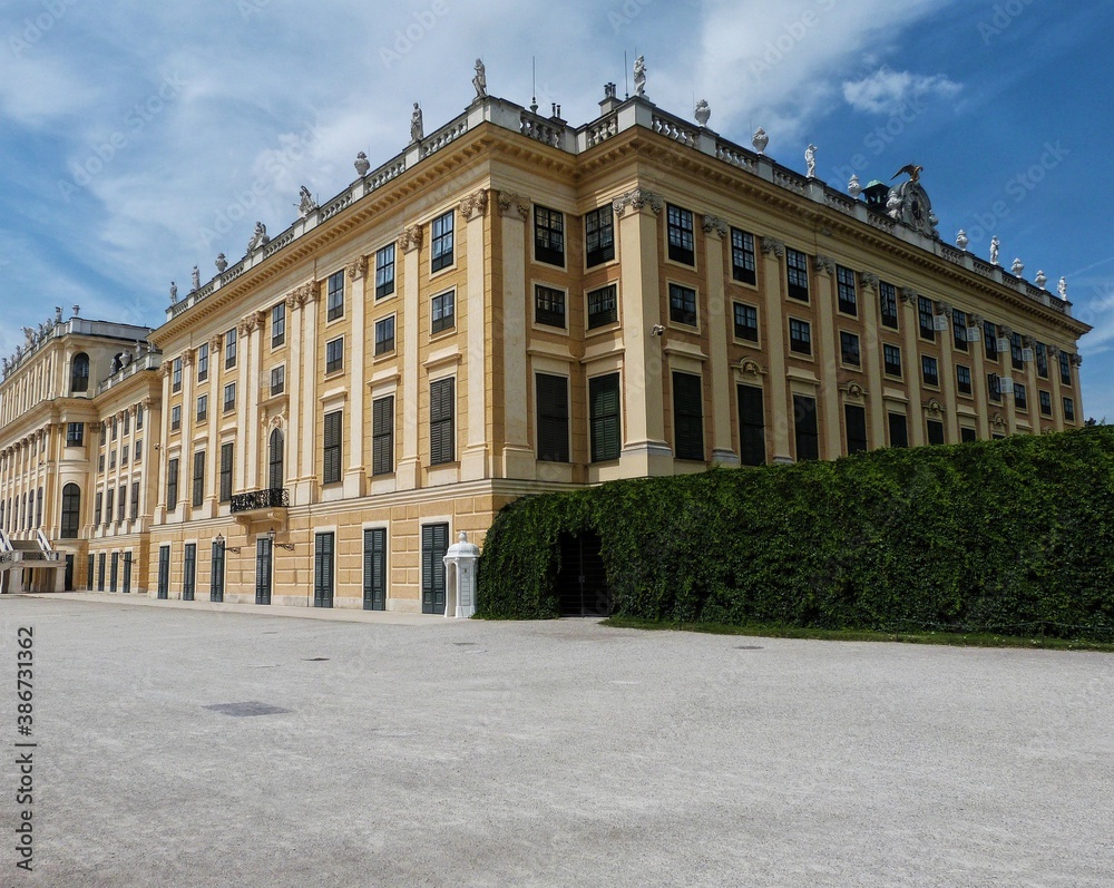 View of the historic palace