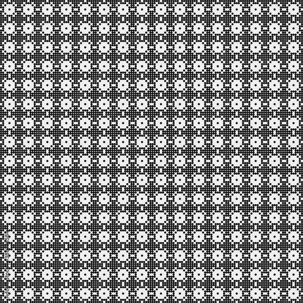 Abstract Cross Pattern Dots Logo generative computational art illustration Abstract Cross Pattern Dots Logo generative computational art illustration