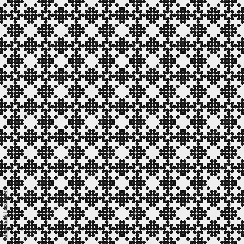 Abstract Cross Pattern Dots Logo generative computational art illustration Abstract Cross Pattern Dots Logo generative computational art illustration