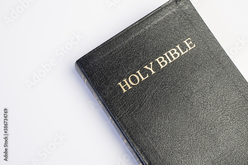 Canvas Print holy bible on white background