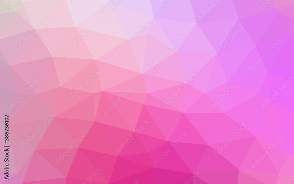 Light Pink vector abstract polygonal texture. Light Pink vector abstract polygonal texture.
