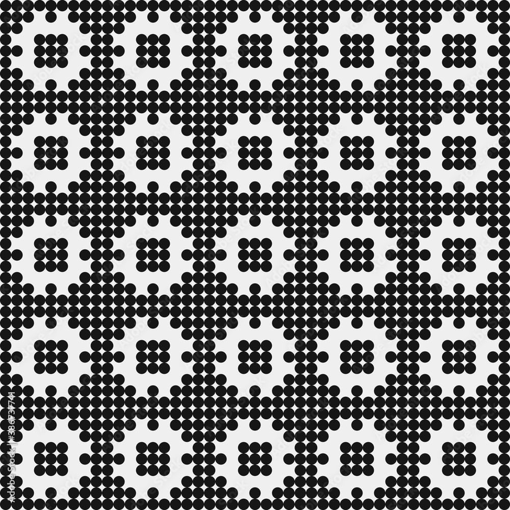 Abstract Cross Pattern Dots Logo generative computational art illustration Abstract Cross Pattern Dots Logo generative computational art illustration