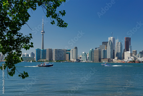Photography Collision course boats in the Toronto inner harbour