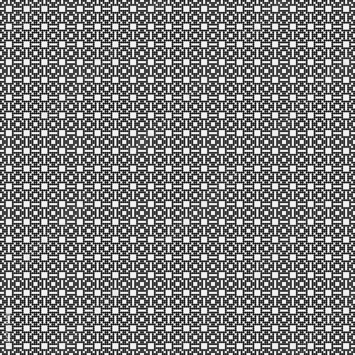 Abstract Cross Pattern Dots Logo generative computational art illustration