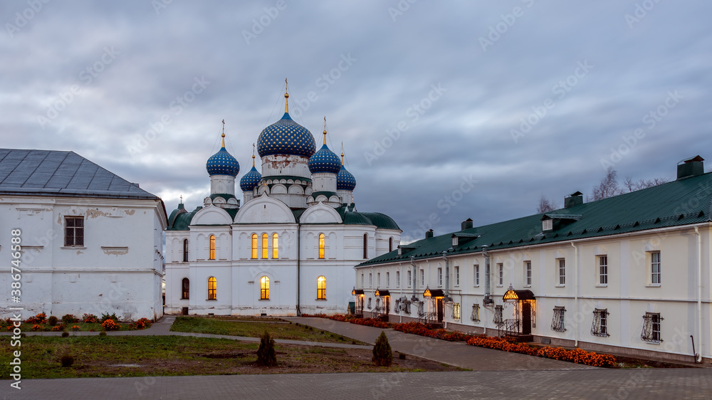 The Epiphany Cathedral in the ancient Russian town of Uglich.