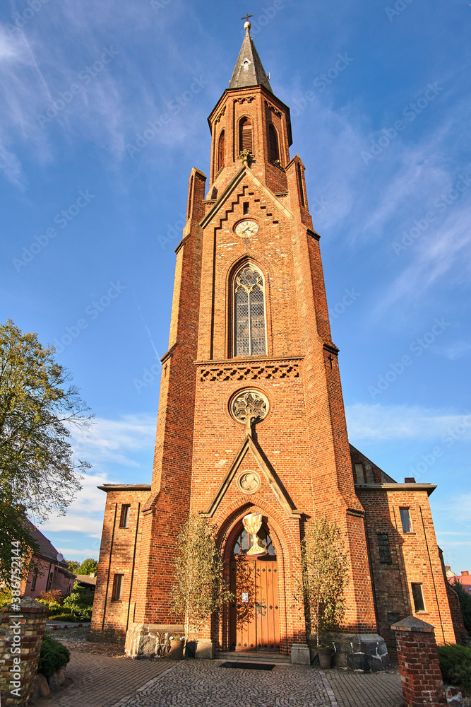 A historic, neo-Gothic Catholic church