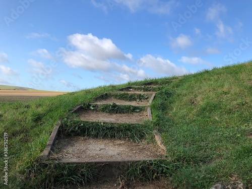 Natur Stein Treppe in England