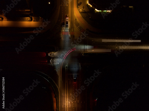 Fototapeta Naklejka Na Ścianę i Meble -  crossroads at night