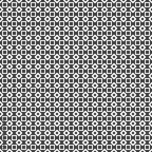 Abstract Cross Pattern Dots Logo generative computational art illustration