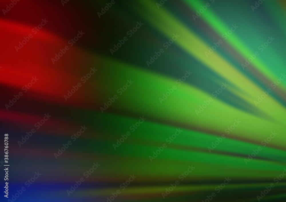 Dark Multicolor, Rainbow vector background with straight lines.