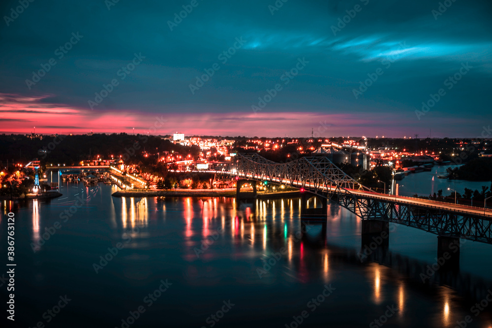 Night Time O'Neal Bridge, Florence , Alabama | Long Exposure