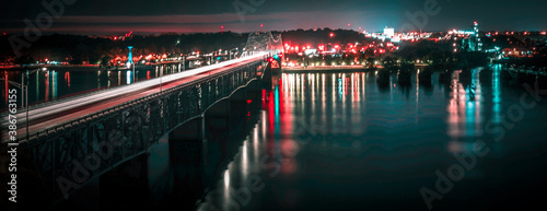 Night Time O'Neal Bridge, Florence , Alabama | Long Exposure