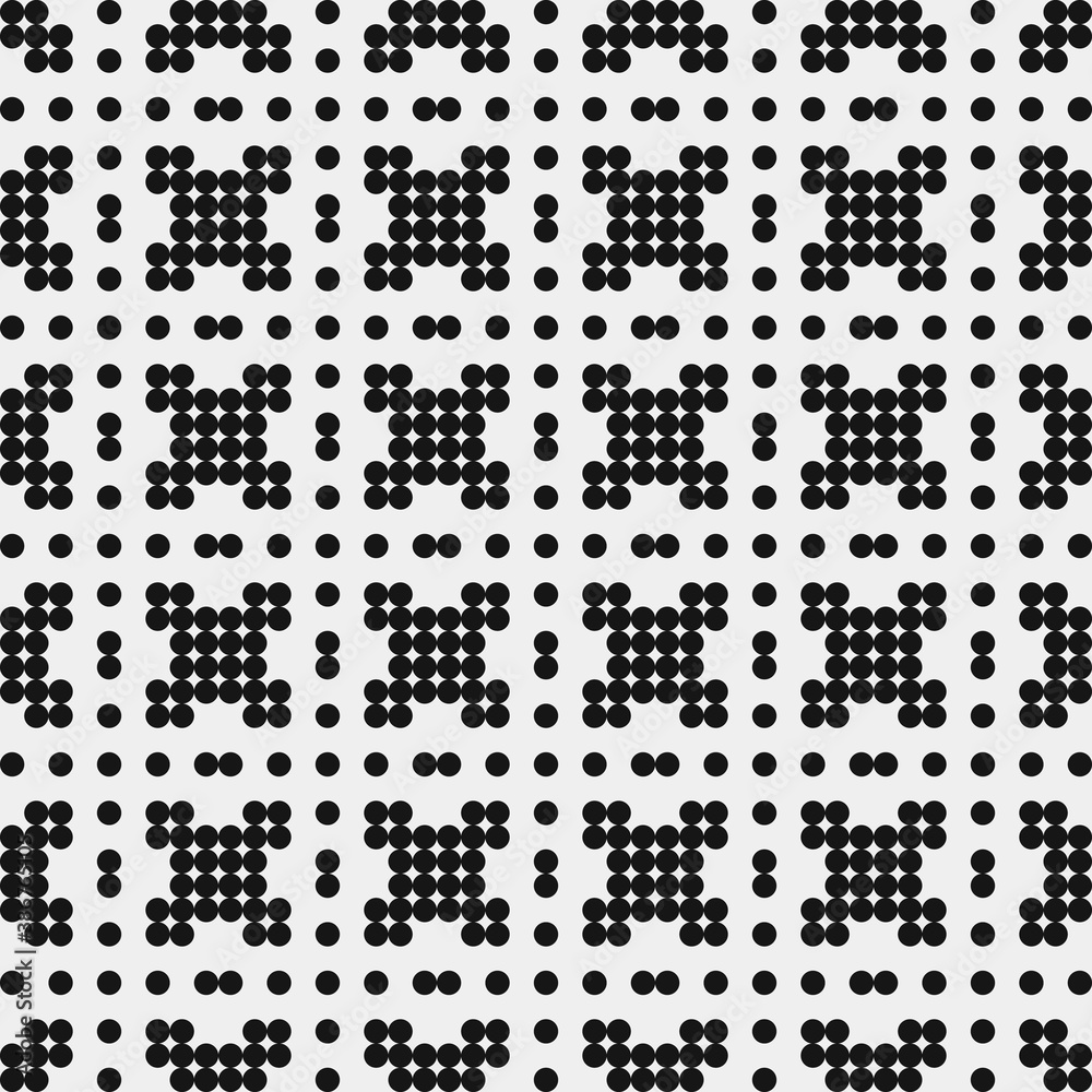 Abstract Cross Pattern Dots Logo generative computational art illustration Abstract Cross Pattern Dots Logo generative computational art illustration