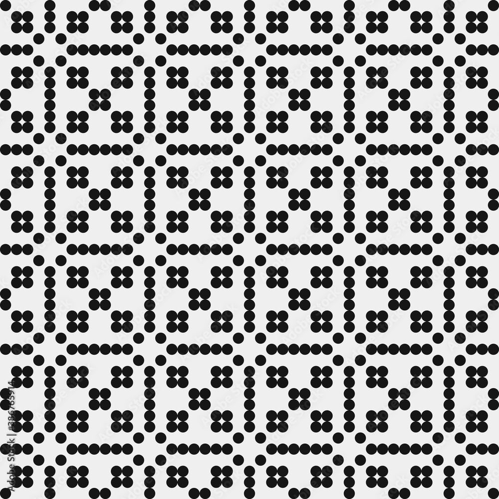 Abstract Cross Pattern Dots Logo generative computational art illustration Abstract Cross Pattern Dots Logo generative computational art illustration