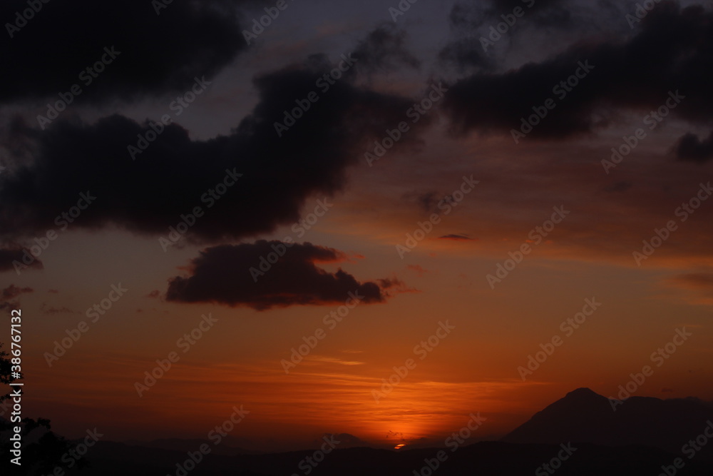 Obraz premium Album mi x sunset