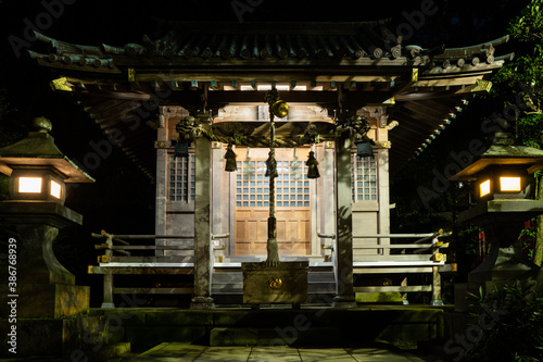 Fényképezés Beautiful Japanese shrine entrance.