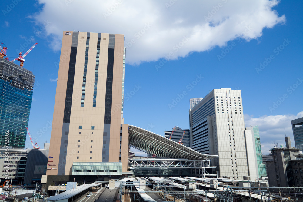Obraz premium 新しい大阪駅