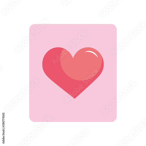heart love card romantic decoration