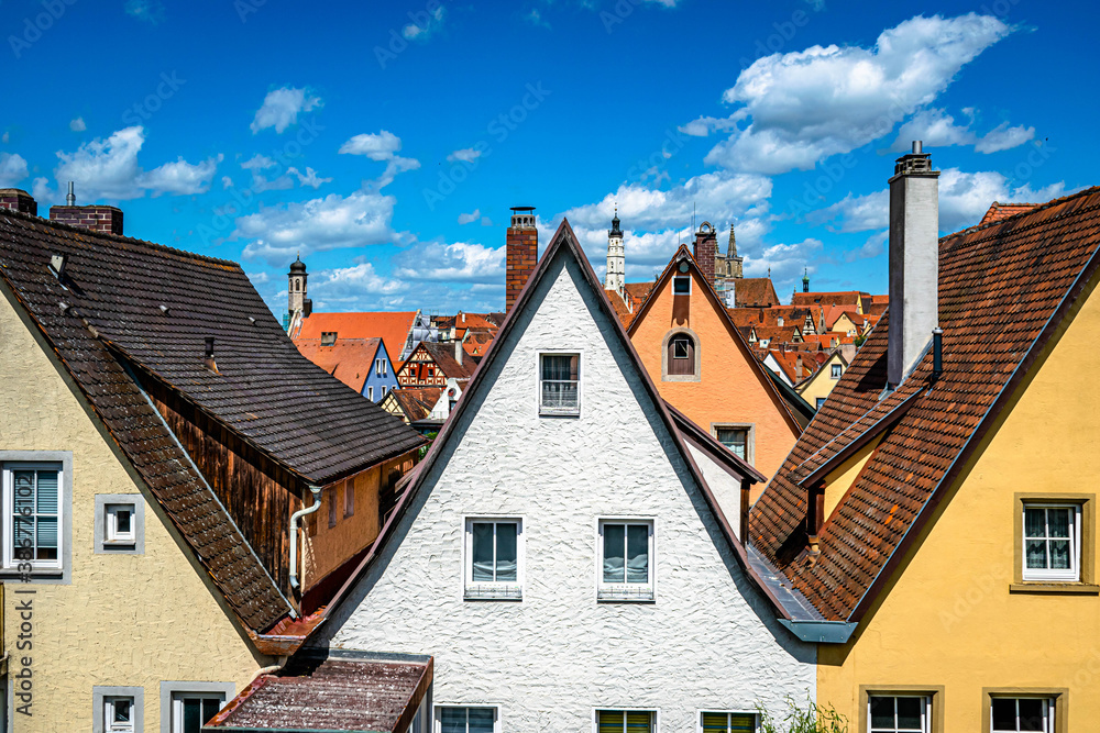 View from the top of the beautiful roofs