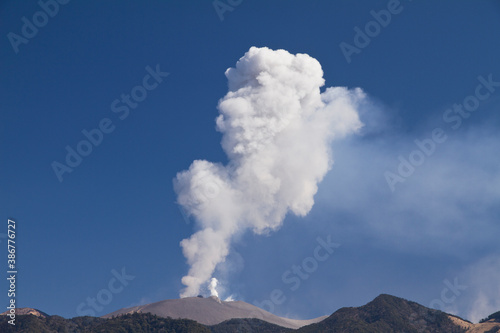 新燃岳の噴火