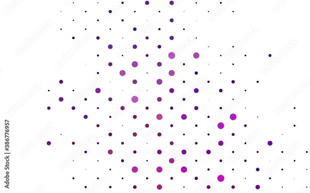 Light Purple, Pink vector cover with spots.